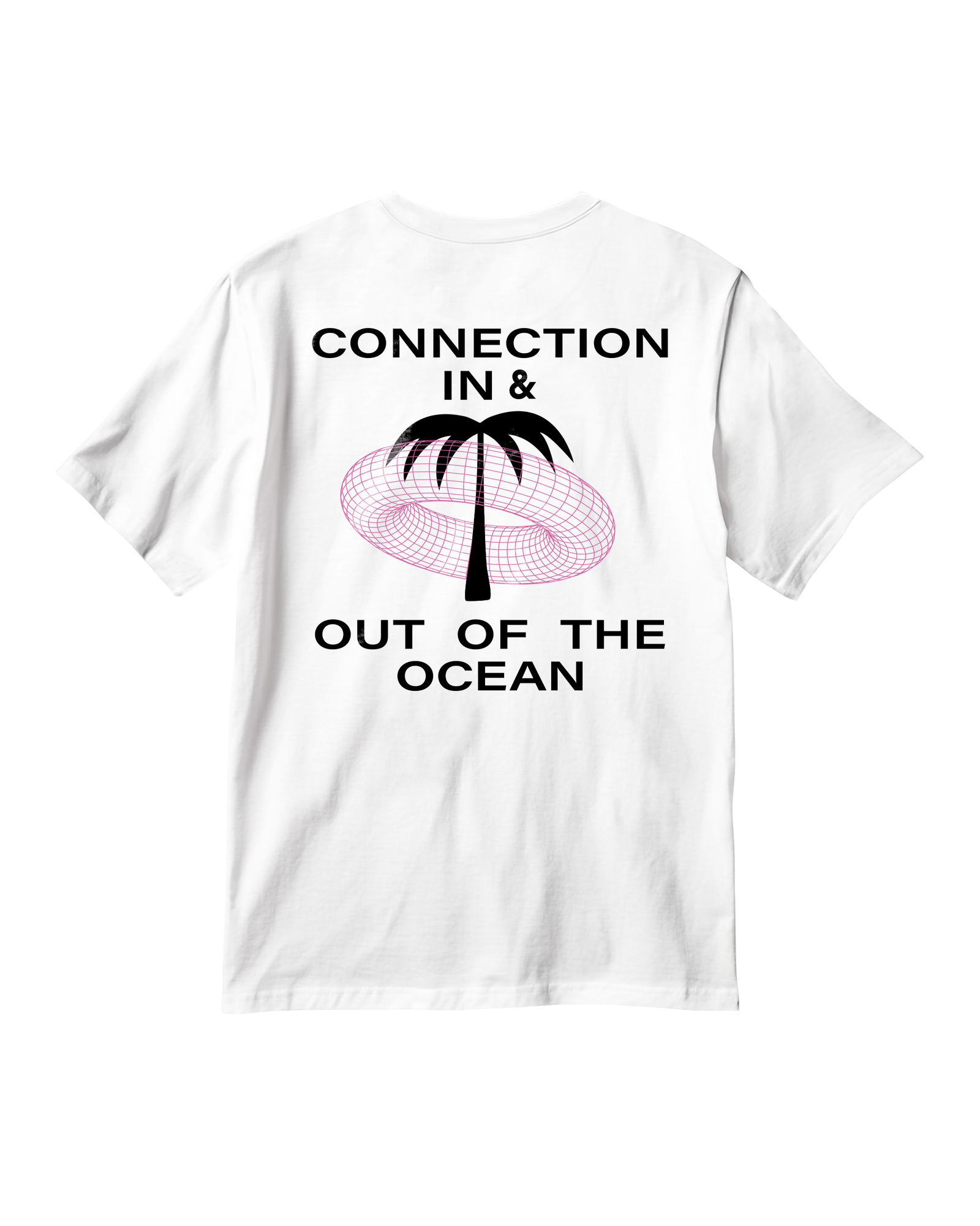 CAMISETA CONNECTION IN AND OUT OF THE OCEAN BRANCA