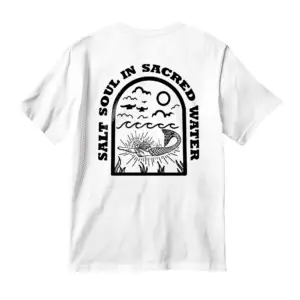 CAMISETA SALT SOUL IN SACRED WATER BRANCA