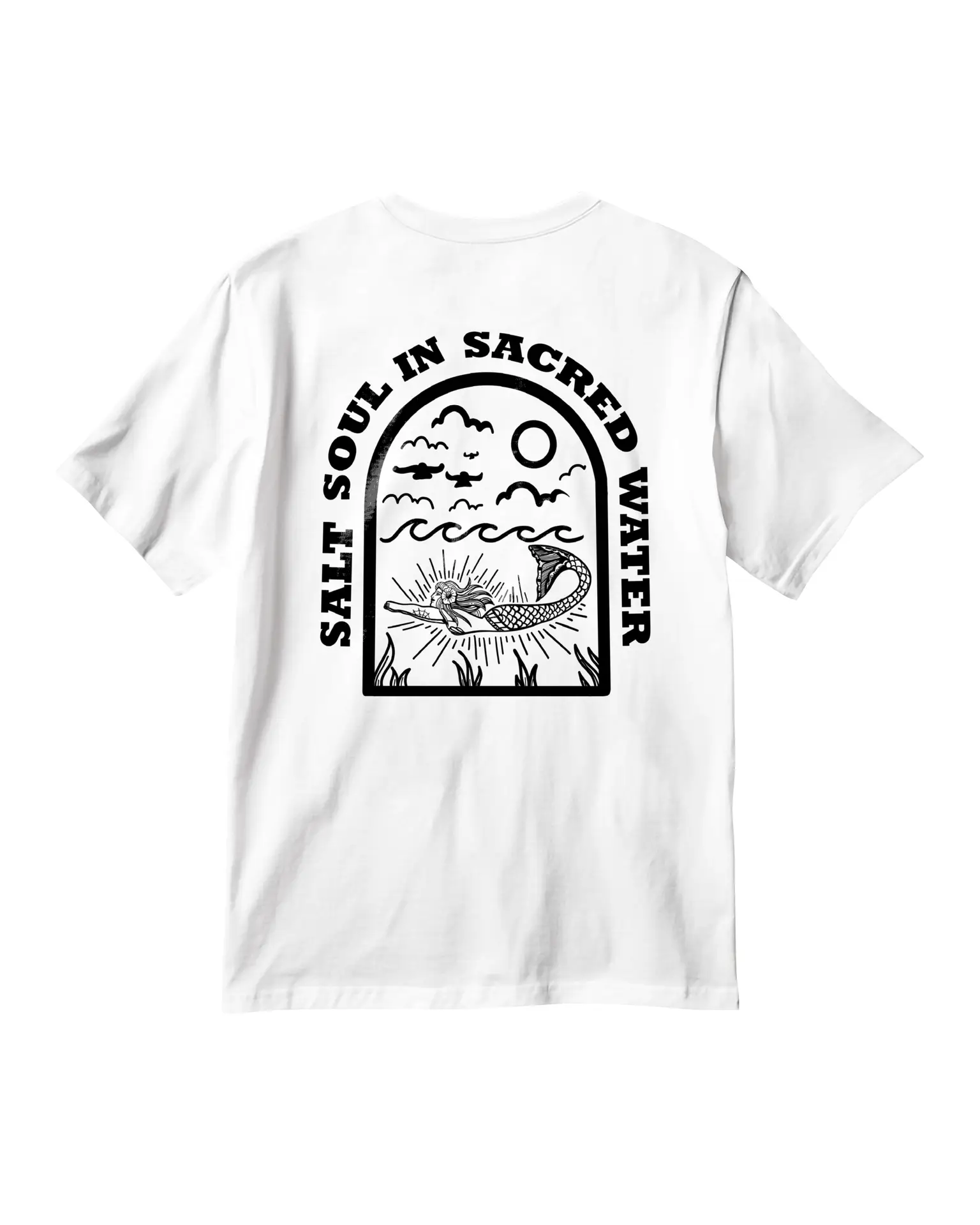 CAMISETA SALT SOUL IN SACRED WATER BRANCA