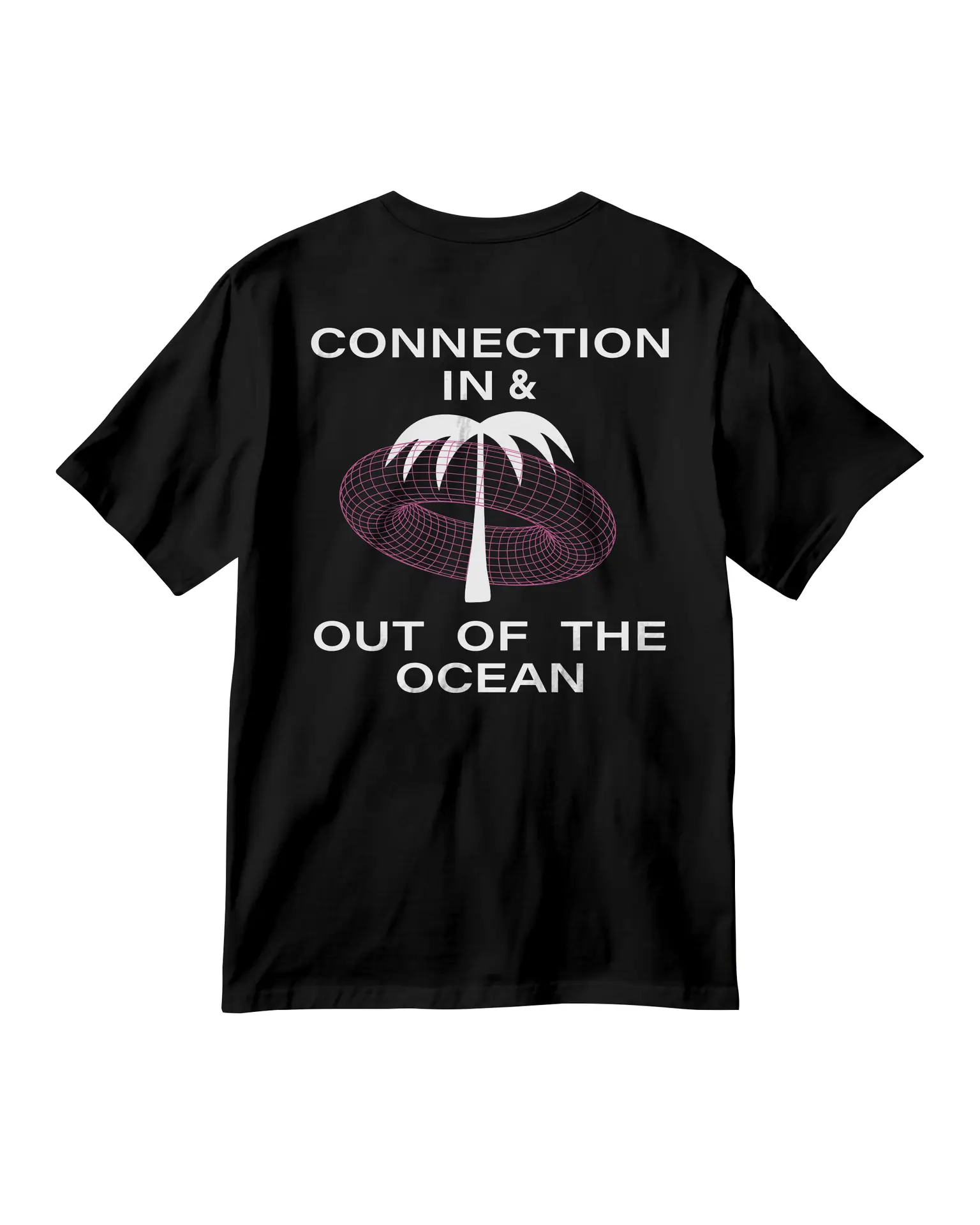 CAMISETA CONNECTION IN AND OUT OF THE OCEAN PRETA