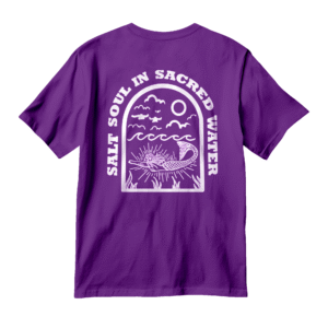 CAMISETA SALT SOUL IN SACRED WATER ROXA